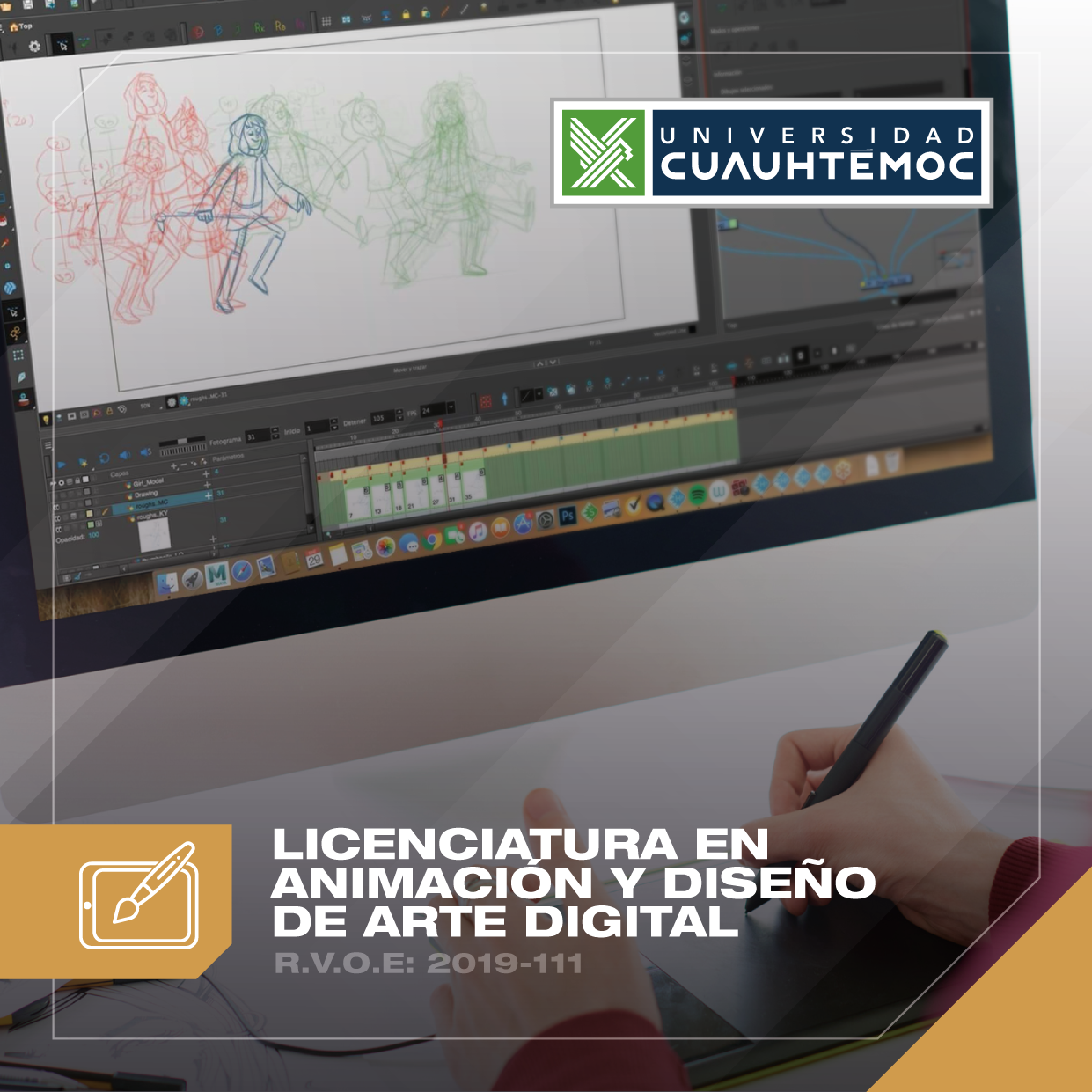 ¿Te interesa estudiar la licenciatura en Animación y Diseño de Arte Digital con nosotros? Conoce el objetivo de este programa.